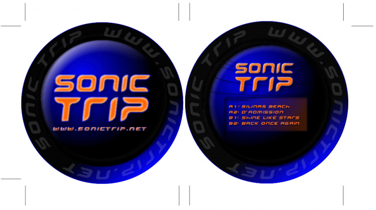 Sonic Trip - EP Cover Vinyl Sticker