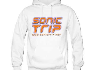 Sonic Trip Hoodie Large Orange Logo